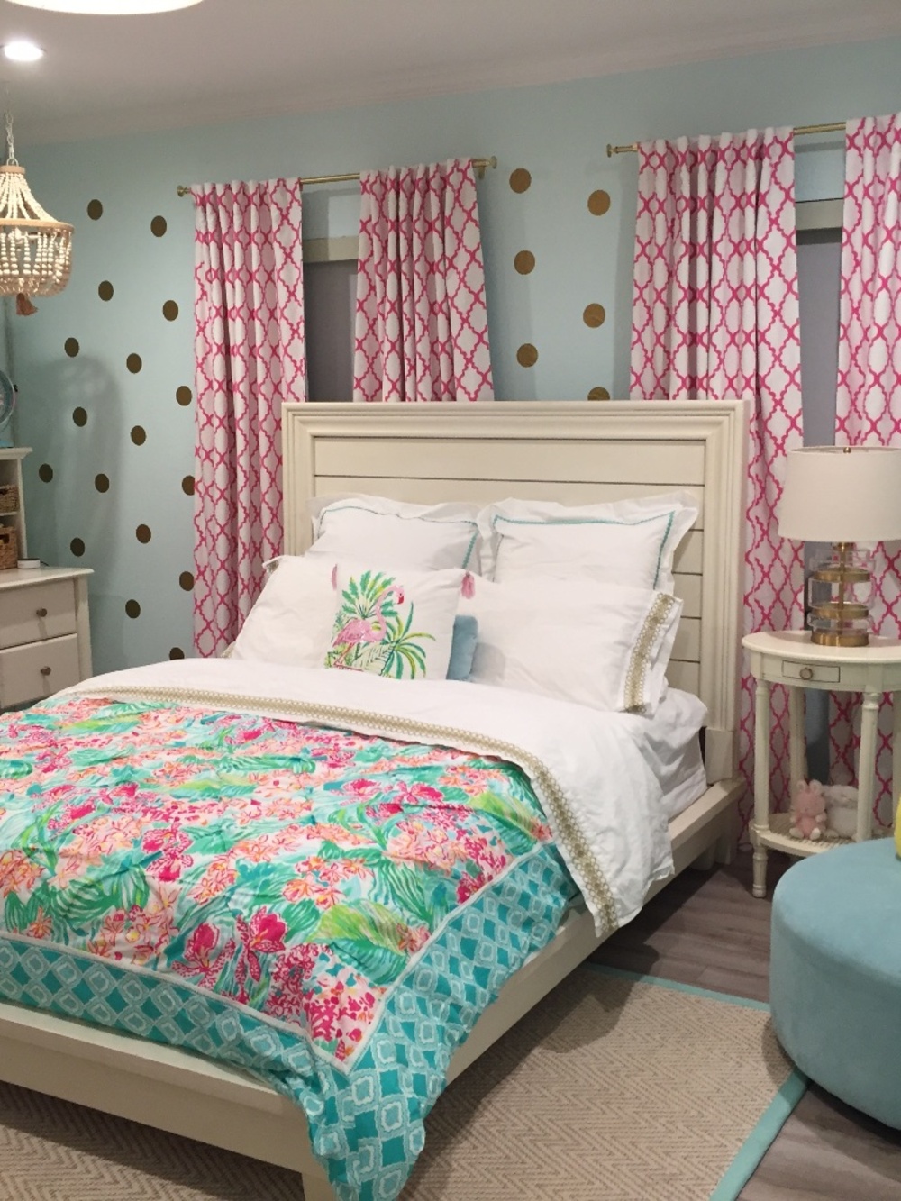 Pottery Barn Teen Drapes 2 panels